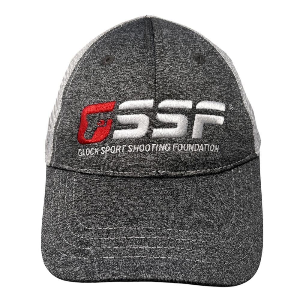 GSSF RO Strapback Trucker Hat Gray One Size Adjustable Glock Professional